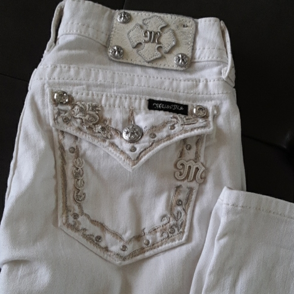 Miss Me White Skinny Jeans, sz 27 - Picture 15 of 16